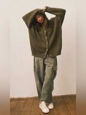 The Simple Folk - The Cargo Trouser, Chocolate